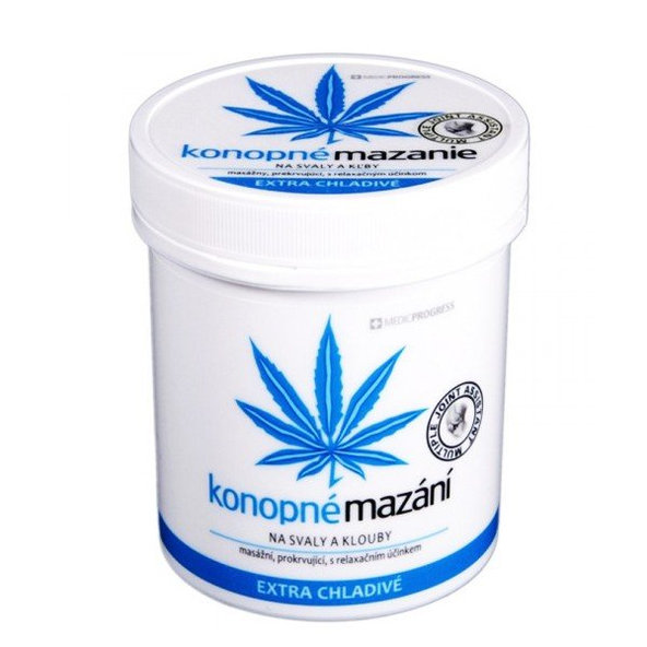Konopné mazání extra chladivé 250 ml