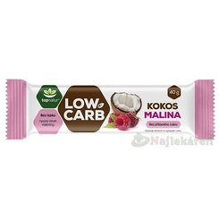Topnatur Low Carb tyčinka kokos malina 40 g