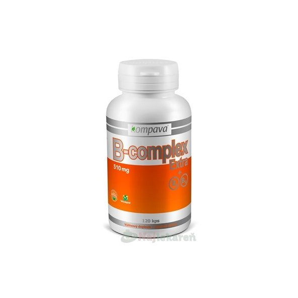 kompava B-Complex Extra + B6 B12 120 kapslí