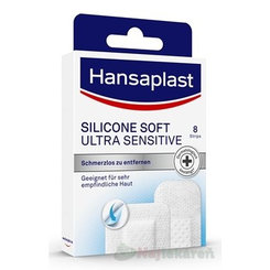 Hansaplast Silicone Soft Ultra Sensitive náplast 8 ks