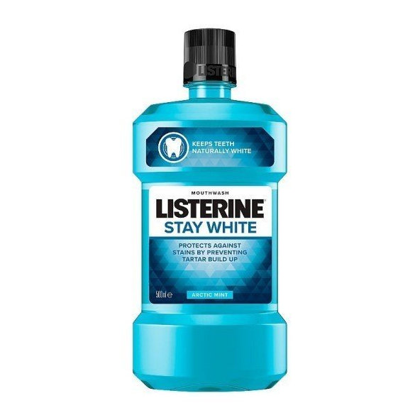 Listerine Stay White ústní voda 500 ml