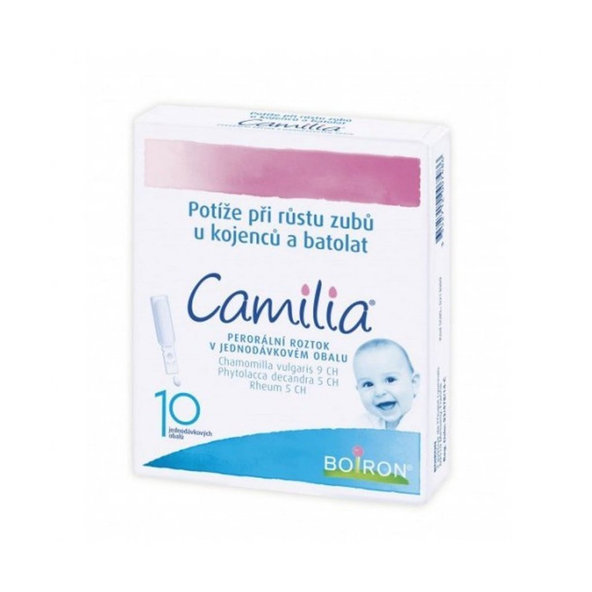 Camilia homeopatický lék na prořezávání zubů 10 ampulí