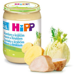 HiPP příkrm brambory s králičím masem a fenyklem 190 g