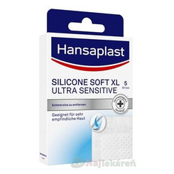 Hansaplast Silicone Soft XL Ultra Sensitive náplast 5 ks