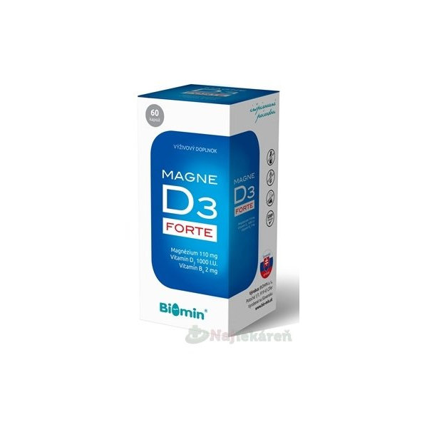 Biomin Magne D3 Forte 60 kapslí