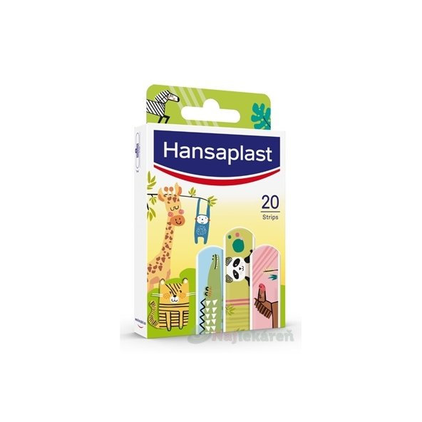 Hansaplast Zvířátka dětská náplast strip 20 ks