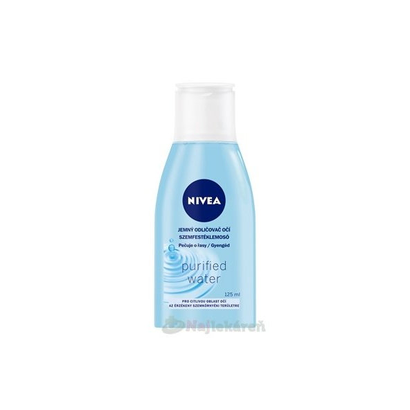 NIVEA Purified Water extra jemný odličovač očí 125 ml