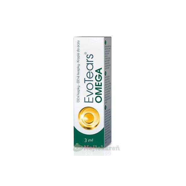 EvoTears Omega oční kapky 3 ml