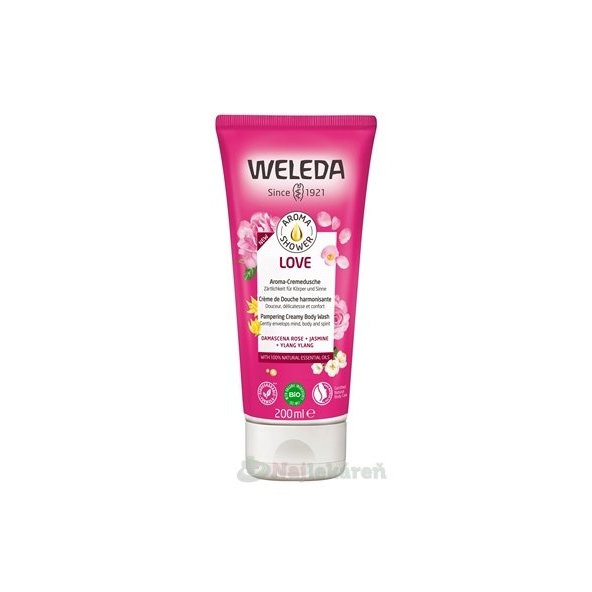 Weleda Love růžový sprchový krém 200 ml