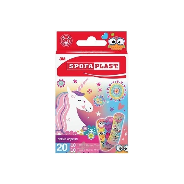 3M Spofaplast č. 119 náplasti dětské dívčí motiv 2 velikosti 20 ks