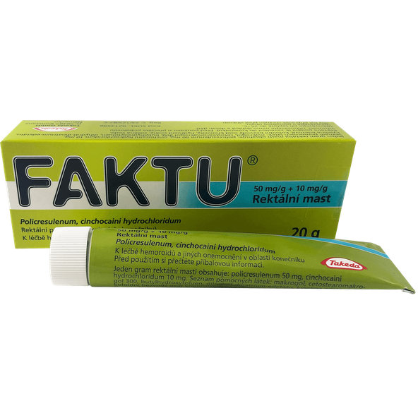 Faktu rektální mast na hemoroidy 20 g