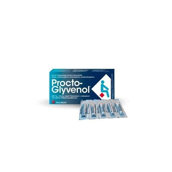 Procto-Glyvenol čípky 10x400 mg