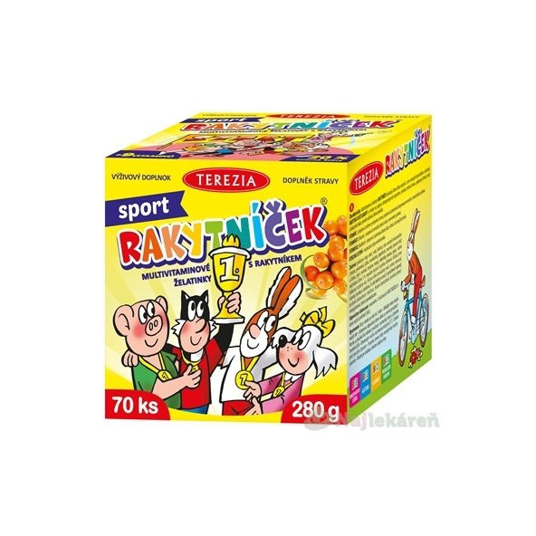 Terezia Rakytníček multivitaminové želatinky 60 tablet