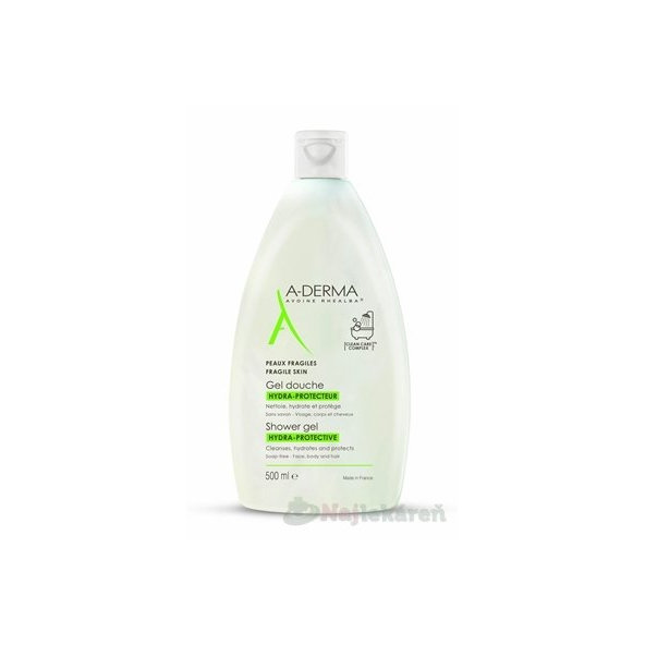 A-DERMA Gel hydratační sprchový gel pro suchou pokožku 500 ml