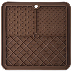 Epic Pet lízací podložka Lick&Snack čtverec hnědá 20×20 cm