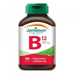 Jamieson Vitamin B12 methylkobalamin 100 µg 100 tablet