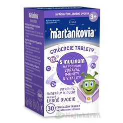 Walmark Marťánci s inulinem lesní ovoce 30 tablet