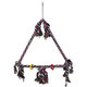 Bird Jewel houpačka s provazy barevná 70x46 cm