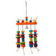 Bird Jewel závěsná hračka s barevnými dvířky a zvonkem 55x20 cm