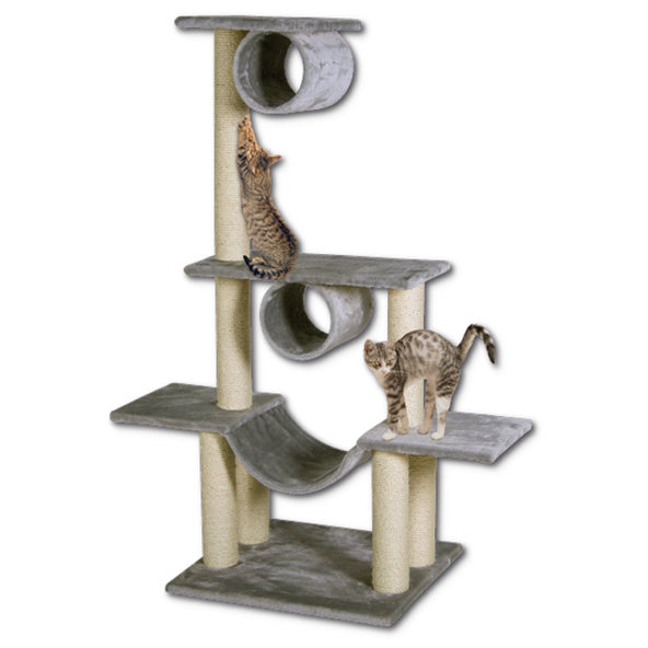 Magic Cat Iveta odpočívadlo šedé 103 × 57 × 141 cm