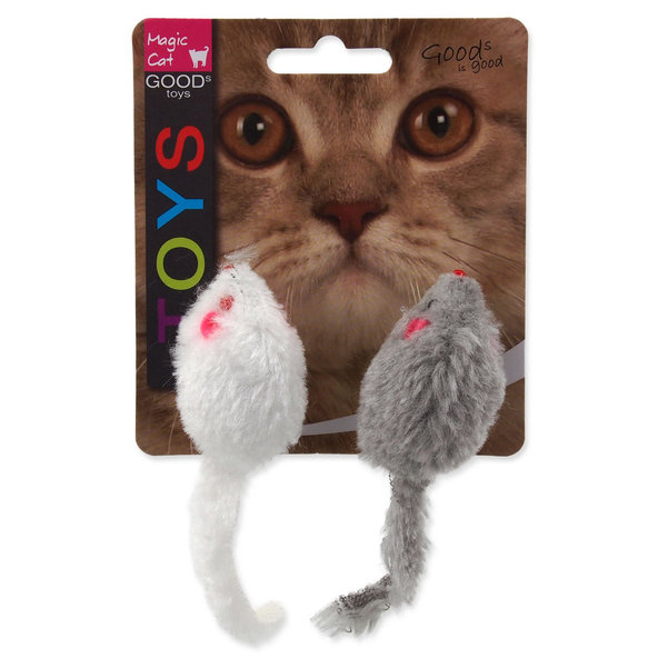 Magic Cat šustící myšky s catnipem 11 cm 2 ks