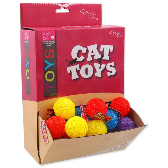Magic Cat hračka loptička plastová 3,8 cm 50 ks