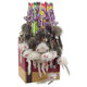 Magic Cat hračka prútik myška + rolnička + catnip 17+49 cm 24 ks