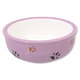 Magic Cat miska keramická mačací tlapka fialová 13x5 cm 330 ml