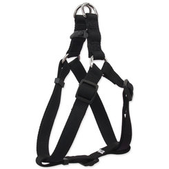 Dog Fantasy postroj Classic M černý 2x53-77 cm