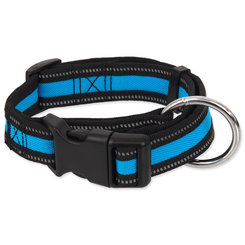 Dog Fantasy obojek Neoprene L modrý 3,2×39–60 cm