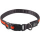 Dog Fantasy obojek USB LED nylonový svítící S-M oranžový 1,9x35-50 cm