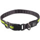 Dog Fantasy obojek USB LED nylonový svítící S-M zelený 1,9x35-50 cm