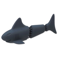 Dog Fantasy hračka Sea Natural Toy gumový žralok modrý 18,5 cm