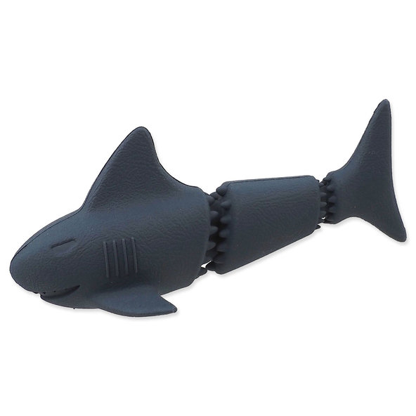Dog Fantasy hračka Sea Natural Toy gumový žralok modrý 18,5 cm