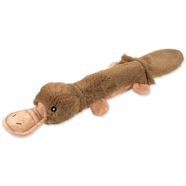 Dog Fantasy Recycled Toy ptakopysk PET lahev pískací šustící 55 cm
