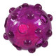 Dog Fantasy hračka míček Glow z TPR gumy fialový 8 cm