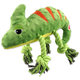 Dog Fantasy hračka Jungle pískací chameleon zelený 28 cm