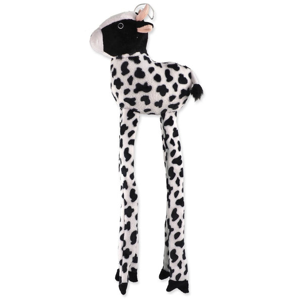 Dog Fantasy hračka Jumbo pískací a šustící kráva 90 cm