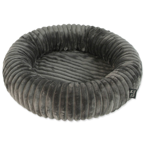 Dog Fantasy pelech kulatý Stripe šedý 40 cm