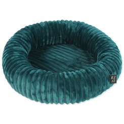 Dog Fantasy pelech kulatý Stripe smaragdově zelený 40 cm