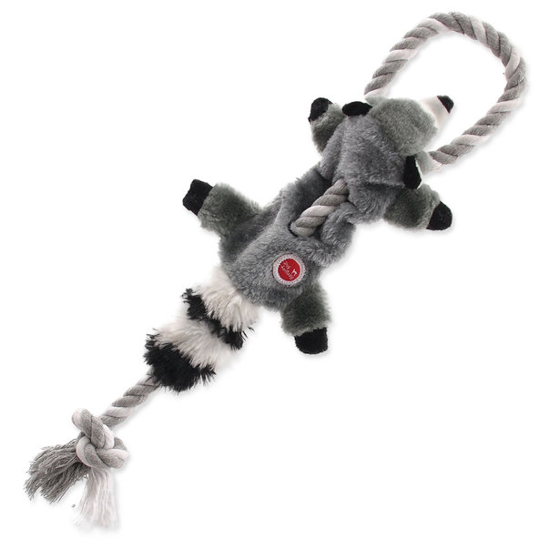 Dog Fantasy hračka Skinneeez mýval s provazem 35 cm