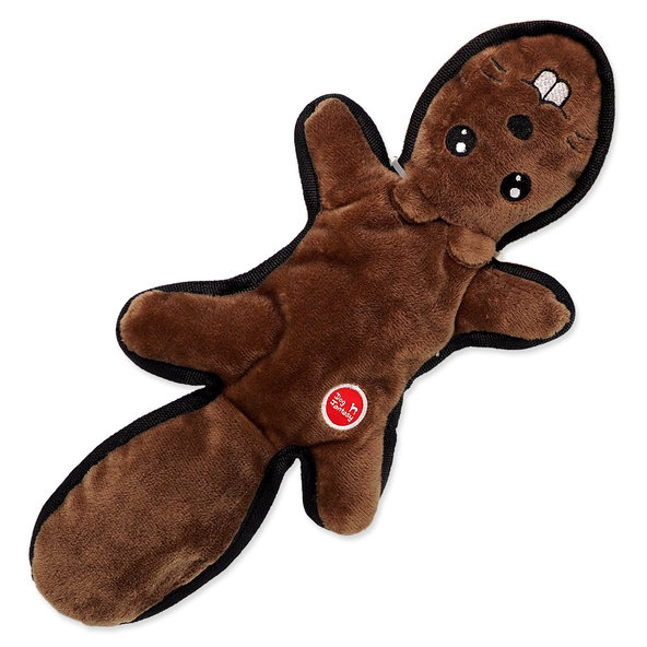 Dog Fantasy hračka Recycled Toy veverka pískací šustící ocas 39 cm