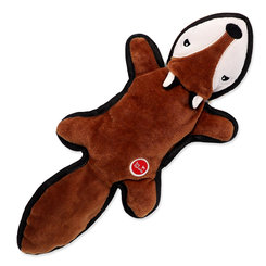 Dog Fantasy hračka Recycled Toy liška pískací šustící ocas 39 cm