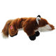 Dog Fantasy hračka Plush liška pískací černé tlapky 45 cm