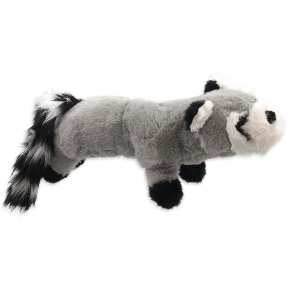 Dog Fantasy hračka Plush mýval pískací černé tlapky 45 cm