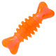 Dog Fantasy hračka gumová kost válec oranžová 12 cm