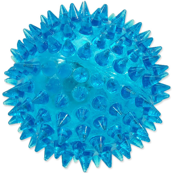 Dog Fantasy hračka míč LED modrý 6 cm