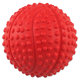 Dog Fantasy hračka basketbal pískací s bodlinami mix barev 5,5 cm