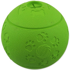 Dog Fantasy hračka míček na pamlsky zelený 11 cm