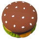 Dog Fantasy latexová hračka hamburger se zvukem 8 cm